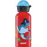 SIGG Underwater Pirates Drinkfles voor kinderen, 0,4 liter, vrij van schadelijke stoffen, met lekvrij deksel, vederlichte drinkfles van aluminium