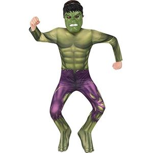 Rubie's Officieel kostuum Hulk, Marvels Avengers, klassiek, voor kinderen, superheldenverkleding, maat XS