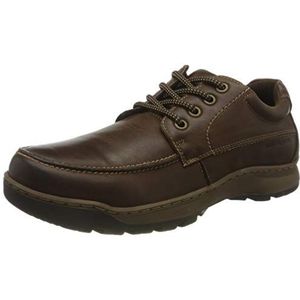 Hush Puppies Heren Tucker Lace Oxford Flat, Bruin, 45.5 EU