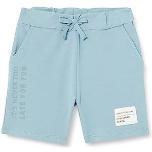 Name It Nmmjulo Sweat Shorts Unb Shorts Kinderen, Blauwe rook, 86