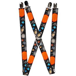 Buckle-Down Unisex Gesp-down Jarretel - Ruimtebretels