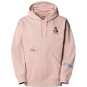 The North Face - NF0A8C2VLK6 - Hoodie - Pink Moss - Katoen