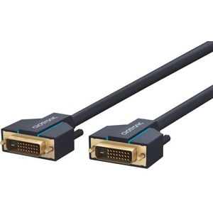 Clicktronic Casual DVI-D verbindingskabel Dual Link 24+1, digitale video/monitorkabel met DVI‐D-stekker, 10 m