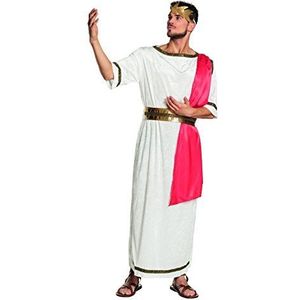 Boland - Volwassenen kostuum Aris, hoofdband, toga met sjaal en riem, Egyptische koning, heerser, carnaval, themafeest