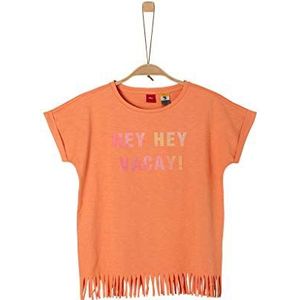 s.Oliver T-shirt voor meisjes, 2140 Light Orange, XL