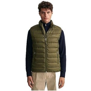 GANT Light Down Vest, Juniper Green., 3XL