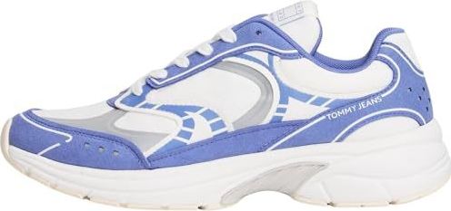 TOMMY JEANS - ARCHIVE '25 - Sneakers - Wit/blauw - Sleehak