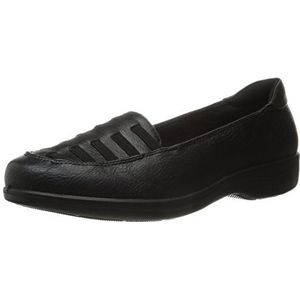 Easy Street Women's Genesis Flat, Black Burnish, 11 M US