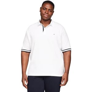 Tommy Hilfiger S/S polo's voor heren, Wit, XXL