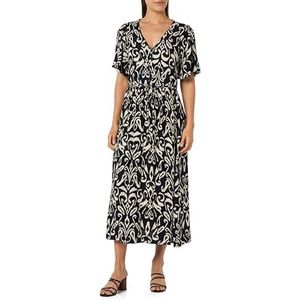 ONLY Onlhalia S/S Midi Dress WVN Noos, blauw, XXS