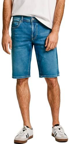 Pepe Jeans - Track - Bermuda - Lichtblauw - Katoen-Elastaan