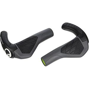 Ergon GS3 Ergonomic Lock-on Bicycle Handlebar Grips | voor MTN Bikes | Small | Zwart/Grijs