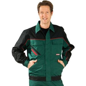 Planam 2315056 Waisted Jacket Highline Maat 56"" Groen/Zwart/rood