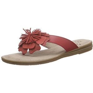 Jana dames 27113 teenslippers, Rood Rood 500, 40 EU Breed