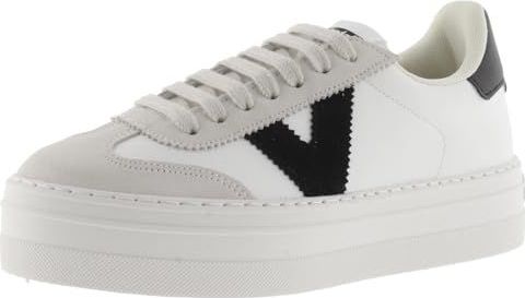 Leren en suede effect sneakers Victoria Barcelona