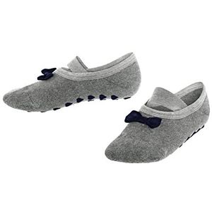 FALKE Uniseks-kind Stopper Sokken Ballerina K HP Katoen Noppen op de zool 1 Paar, Grijs (Light Grey 3400), 35-38