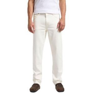 Lee - Relaxed Fit Jeans - Wit - Katoen/Lyocell - Taps Toeloopend