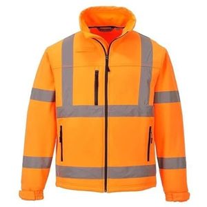 Portwest S424 Hi-Vis Klassiek Softshell Jack (3L), Oranje, Grootte L