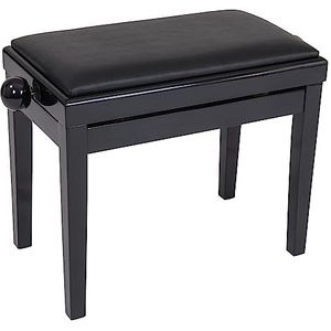 Kinsman KPB03BK Verstelbare Piano Bench - Zwart