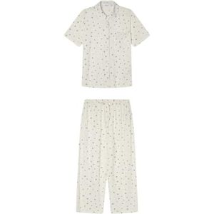 Vlazom Pyjama voor dames, V-hals, shorts, pyjamaset, korte mouwen