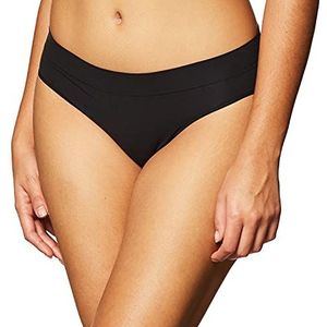DKNY Dames Naadloze Litewear Solid Bikini Stijl Ondergoed, Zwart, S