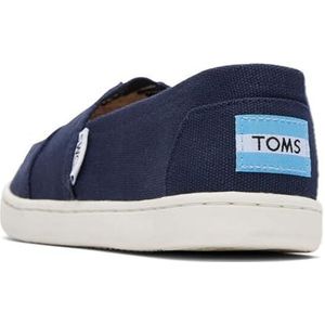 TOMS Unisex Kids Alpargata Core Loafer Flat, marineblauw, 35 EU