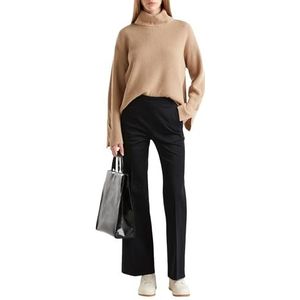 United Colors of Benetton - Damesbroek - Zwart - Flare met Amerikaanse Zakken