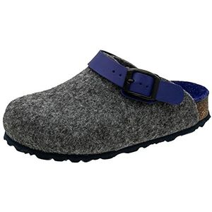 Fischer Merkschoenen, uniseks, kinderen, jongens, meisjes, sandalen, slippers, Grijs 666, 32 EU