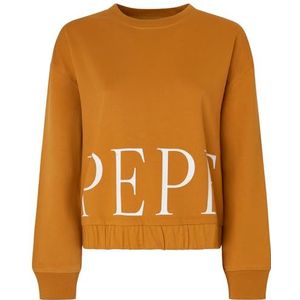 Pepe Jeans Victoria Sweatshirt voor dames, Geel (Okergeel), M