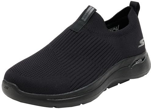 Skechers Go Walk Arch Fit - Iconic Black 10 EE - Wide