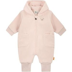Steiff Rompertje met lange mouwen EU maat 68, chintz roze, babyromper, lange mouwen, rompertje met lange mouwen, eendelig, zacht en comfortabel, wasmachinebestendig