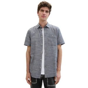 TOM TAILOR Denim heren overhemd, 28941 - Navy Chambray, XXL