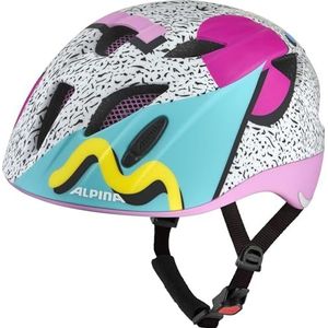 ALPINA XIMO FLASH, retro, 47-51 cm, fietshelm voor kinderen, individueel aanpasbaar met geïntegreerd Multi-Fit Light