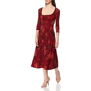 Desigual Vest_Flowers casual jurk voor dames, rood, S