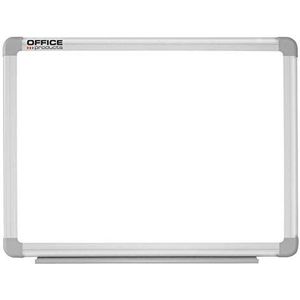 Office Products 20063311-14 Magnetisch whiteboard magneetbord om droog te vegen met pennenbakje, 60 x 45 cm, gelakt frame van aluminium