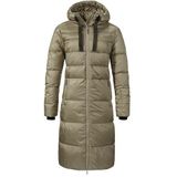 Gewatteerde Jas - Effen - Warm Gevoerd - Capuchon Met Trekkoord