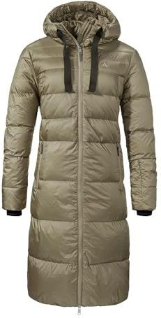 Gewatteerde Jas - Effen - Warm Gevoerd - Capuchon Met Trekkoord