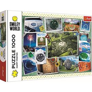 Trefl - Smiley World, Gelukkige Foto's - Puzzel 1000 stukjes - Collage, Glimlach, Gelukkige Foto's, DIY-puzzel, Ceatief Amusement, Plezier, Klassieke Puzzels voor Volwassenen en Kinderen 12+