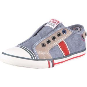 s.Oliver Casual 5-5-44201-28 Sneakers voor meisjes, Blauw Denim kam 853, 32 EU