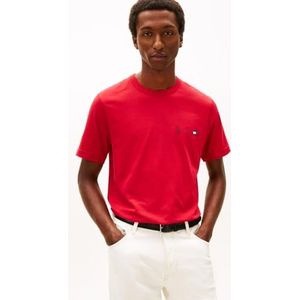 TOMMY HILFIGER - Shirt - Navy/Rood/Wit
