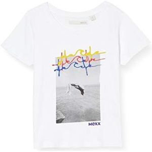 Mexx T-shirt voor meisjes, wit (bright white), 98/104 cm