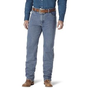 Wrangler Men's Premium Performance Cowboy Cut Reg Jean, Stone Bleach, 40W x 30L