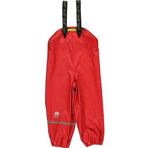 Celavi Unisex Regenkleding Effen Regenbroek, Rood, 100 cm