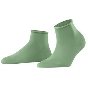 FALKE Dames Sokken Cotton Touch W SSO Katoen eenkleurig 1 Paar, Groen (Nettle 7447) nieuw - milieuvriendelijk, 35-38