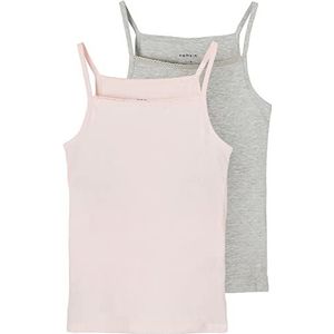 NAME IT Meisjesonderbroek, Barely Roze/Pack:w/Grey Melange, 146 cm