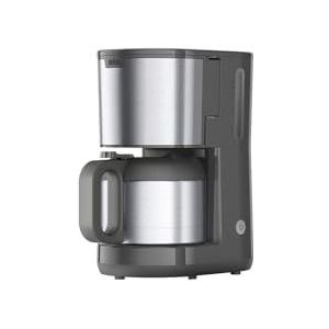 Braun PurShine KF1505GY, koffiezetapparaat met thermoskan en OptiBrew systeem, anti-druppelfunctie, automatische veiligheidsuitschakeling, capaciteit van 1,2 l (kan), 1000 W, grijs