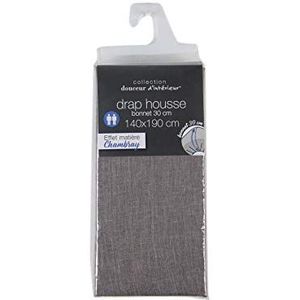 Douceur d'Intérieur Actually Hoeslaken, 2 personen, polyester, 140 x 190 cm, hazelnootbruin