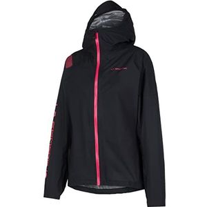 La Sportiva Pocketshell Jkt W Black/Hibiscus Damesjas