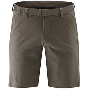 Maier Sports Heren wandelbroek Nil Short M, korte outdoorbroek met riem, 5 zakken bieden veel opbergruimte