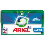 Ariel 3in1 PODS - Wasmiddelcapsules - Alpine - 33 Wasbeurten - Snel Oplossend